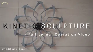 Operation Video of Kinetic Sculpture, Driven by Spring Mechanism (Aurora, Kinetic Art)