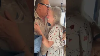 Wife with dementia has beautiful reaction to husband coming home from work ❤️❤️