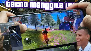 Tecno Pova 5 Pro 256GB Gameplay Test Free Fire Max || Handcam || Dimensity 6080 (6nm) || 5000 mAh