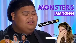 Voice Teacher Reacts to Monsters by Iam Tongi