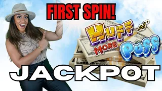 Unbelievable First Spin! Huff N More Puff Jackpot on Wonder Of The Seas Ship