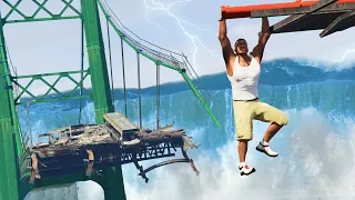 GTA 5 - LOS SANTOS DISASTER! (Volcano, Tsunami, Earthquake & More)