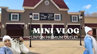 VLOG | Let's Explore Clinton Premium Outlets | Food options | Store options + Haul | Let's Go!