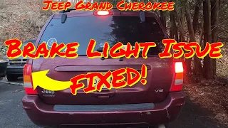Common WJ Grand Cherokee Brake Light Issue FIXED