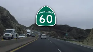 CA-60 East - Moreno Valley and The Badlands