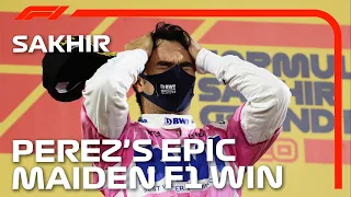 Sergio Perez Claims Brilliant Maiden F1 Victory | 2020 Sakhir Grand Prix
