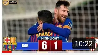 Barcelone vs Sevilla 6-1 All goals and Highlights 2019