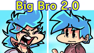 Friday Night Funkin' VS Big Brother FULL WEEK 2 + Cutscenes & Ending (FNF Mod/Hard) (BF Big Bro)