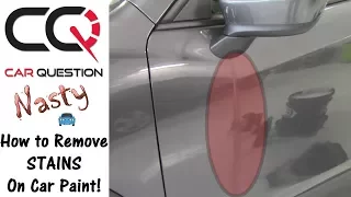 How to remove a NASTY STAIN on a car paint | Mazda Cx-5 Mirror Drip Stains