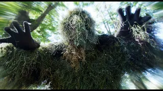 Group of hikers chased by scary creature