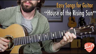 House of the Rising Sun Guitar Lesson w/ Tabs - Easy Guitar Songs Tutorial