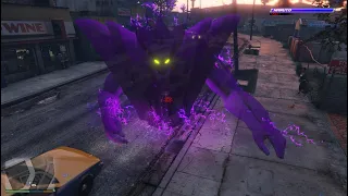 GTA 5 Mods - Testing the power of Susanoo (Naruto Script WIP)