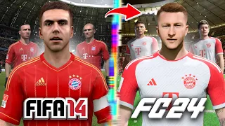 I Rebuild Bayern Munich From FIFA 14 to FC 24!