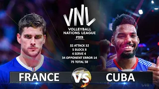 France vs Cuba | Men's VNL 2023