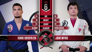 Joao Miyao vs Isaac Doederlein  FINAL ACB JJ 6 World Grand Prix 60, 65 kg