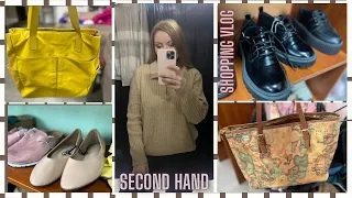 Багато сумок і взуття: знахідки в Секонд Хенд / Vlog Second Hand