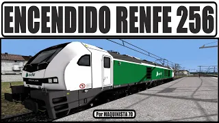 ENCENDIDO RENFE 256 @maquinista70