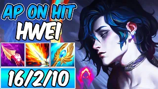 ON-HIT FULL AP HWEI MID WITH DARK HARVEST | New Build & Runes | League of Legends