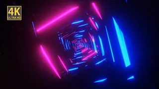 VJ LOOP NEON Pink Blue Metallic Sci-Fi Abstract Background Video RGB Gaming Light 4k Screensaver