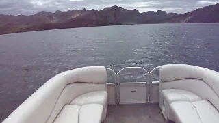 2005 Sun Tracker PARTY CRUISER® 32 I/O Regency Edition Interior Walk Thru Boulder Boats Saguaro Lake