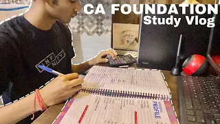 A Day in Life of a CA Aspirant | Preparing for CA Foundation Sept. Attempt ( CA Aspirant Study Vlog)