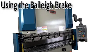 Using the Baileigh BP-3305 CNC Press Brake to make a Trough