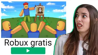 GANAMOS ROBUX PINTANDO EN ROBLOX!!