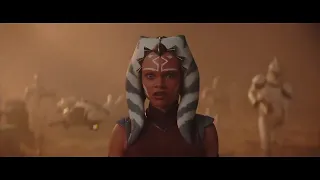 Battle of Teth & Battle of Ryloth- The Clone Wars Live Action- Ahsoka S01E05 flashback scene (1080p)