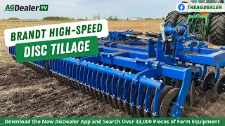 Brandt High-Speed Disc Tillage - AGDealerTV