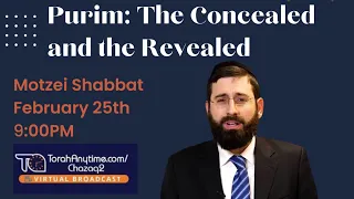 Purim: The Concealed and the Revealed Event