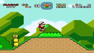 Super Mario World SNES 1990s (Full Game Walkthrough)- Nintendo