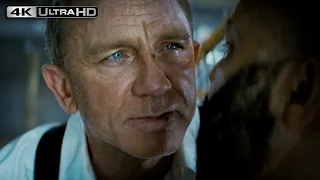 No Time To Die 4K HDR | Bond Loses His Friend Felix