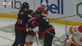 Nikita Zadorov Unsportsmanlike Penalty Against Brady Tkachuk