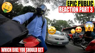 R6 Epic Public Reactions Part 3 | Which Bike You Should Get | Arslan Sheikh MotoVlogs