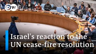 US abstention on cease-fire vote – A shift in US policy towards Israel at the UN? | DW News