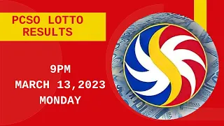🟣 PCSO LOTTO RESULTS || 9PM  MARCH 13, 2023 MONDAY