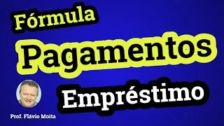 Fórmula para calcular o pagamento de empréstimo