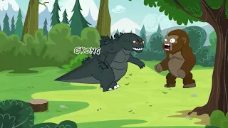 Baby Godzilla vs Baby Kong Short Videos Animation