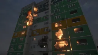 Fire vs Building - It`s burning! #2 | by ADAMEIRO