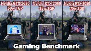 Nvidia GTX 1650 VS RTX 2050 VS RTX 3050 Gaming Benchmark Test in 2022 | @StealthGamerSG