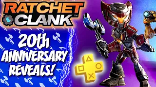 Ratchet & Clank 20th Anniversary REVEALS! - Classic Games NOW on PS Plus + New Rift Apart Armor!