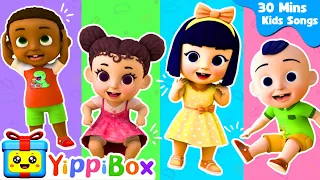 🌟Head Shoulders Knees and Toes & more🌟 || YippiBox Nursery Rhymes and Kids Songs!