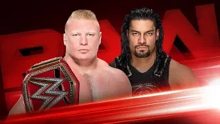WWE RAW 26/2/2018 (PREVIEW) #ReignsVsLesnar!!!