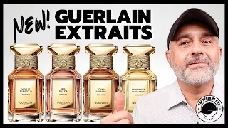 NEW GUERLAIN EXTRAITS | L'ART & LA MATIERE: Bergamot, Iris, Jasmin, Rose, Tonka + Vanilla Extraits