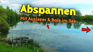 WELS-Angeln mit Ausleger und Boje am See | LIVEBISS