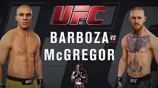 EDSON BARBOZA vs CONOR McGREGOR. MMA MASTER! EA SPORTS UFC 3