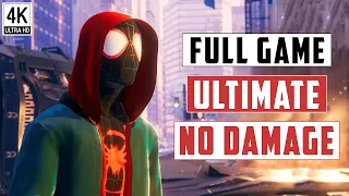 Spider-Man Miles Morales Full Game Walkthrough (No Damage, Ultimate) | 4K/60fps Gameplay