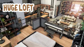 Huge Industrial Loft || The Sims 4 Apartment Renovation: Speed Build