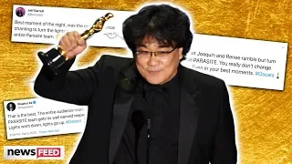 Oscars CRITICIZED For Going Dark On 'Parasite' Best Picture Win!