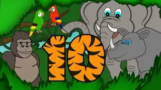 Animal Counting Song – Counting to 10 with Animals in the Jungle – Have Fun Counting to 10